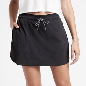 Athleta Black Athletic Skort Tennis Golf Pickleball Athleisure Active Skirt 6
